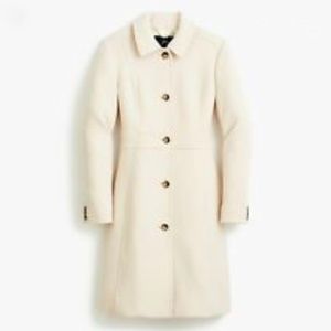 J.CREW CLASSIC LADY DAY COAT IN ITALIAN WOOL